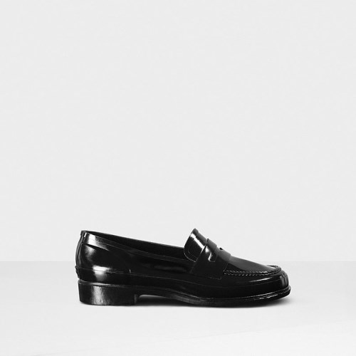 Hunter Original Gloss Penny Loafers (I264P) Ireland
